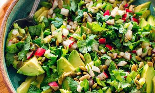 Avocado Herb Salad